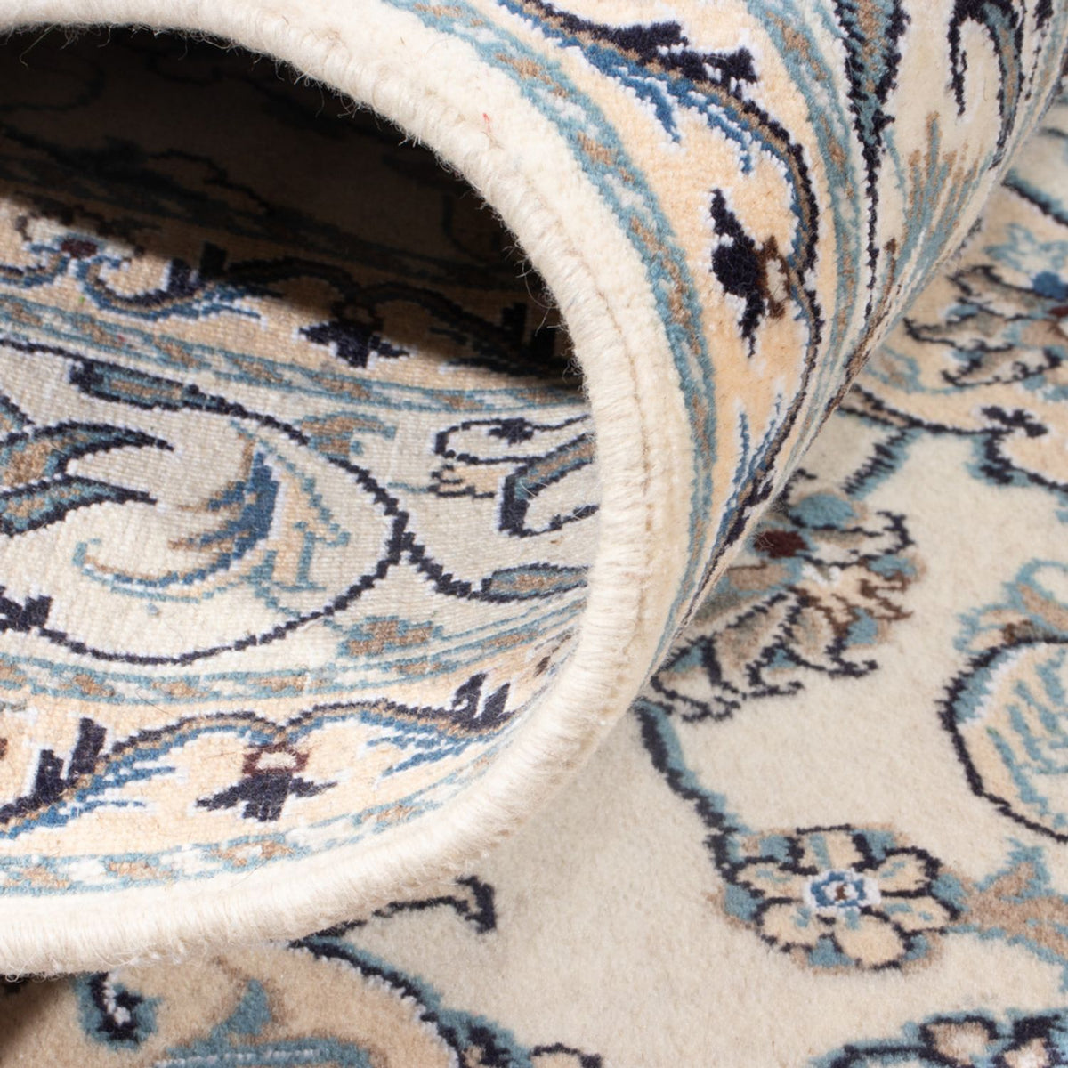 Persisk tæppe - Nain - Royal - 199 x 145 cm - creme