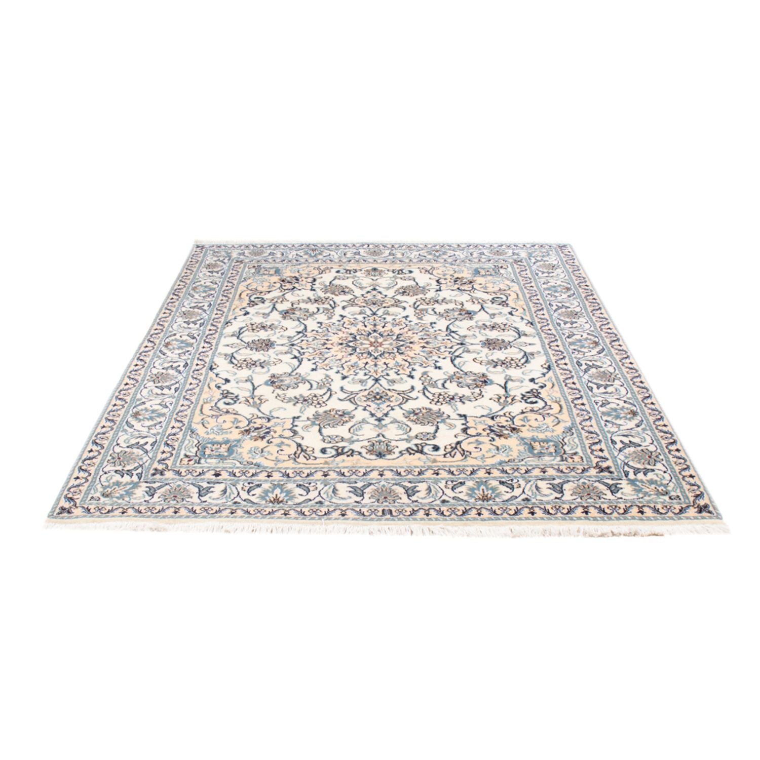 Persisk tæppe - Nain - Royal - 199 x 145 cm - creme