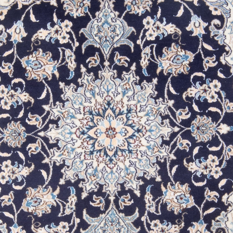 Persisk tæppe - Nain - Royal - 201 x 145 cm - mørkeblå