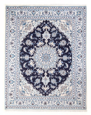 Persisk tæppe - Nain - Royal - 213 x 150 cm - mørkeblå