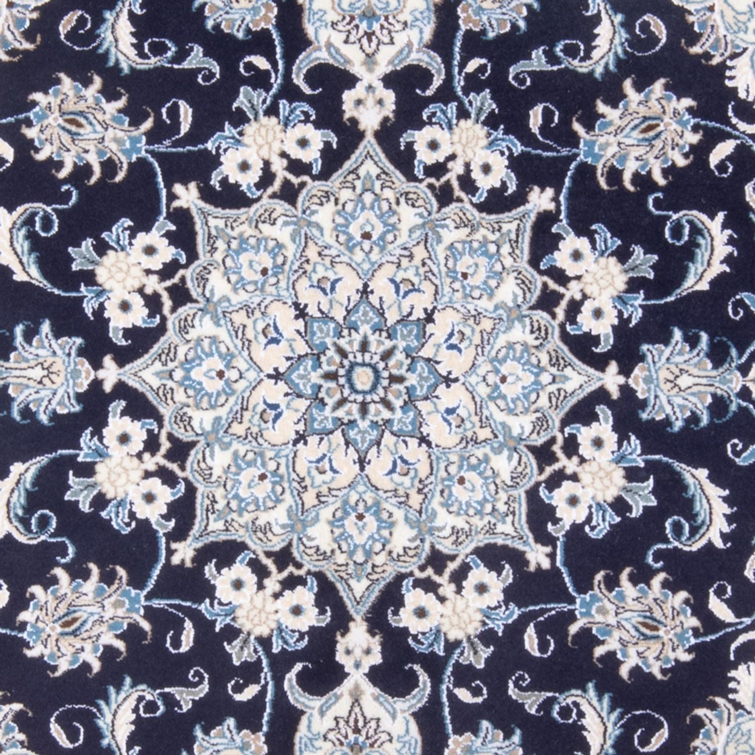 Persisk tæppe - Nain - Royal - 213 x 150 cm - mørkeblå