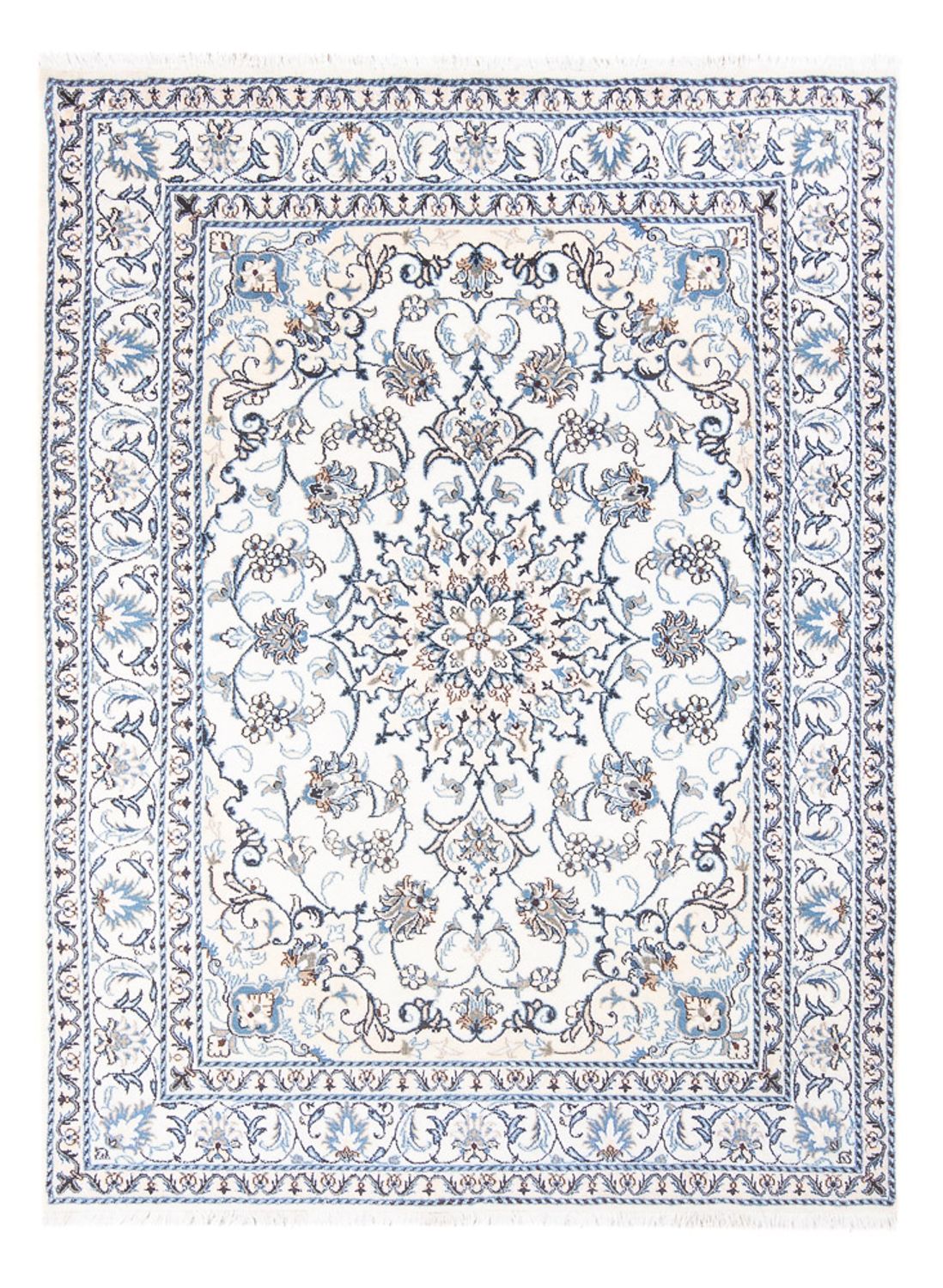 Persisk tæppe - Nain - Royal - 197 x 148 cm - creme