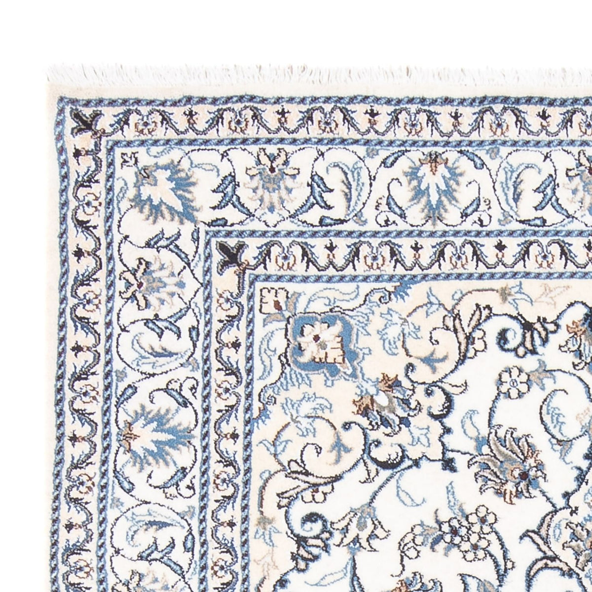 Persisk tæppe - Nain - Royal - 197 x 148 cm - creme