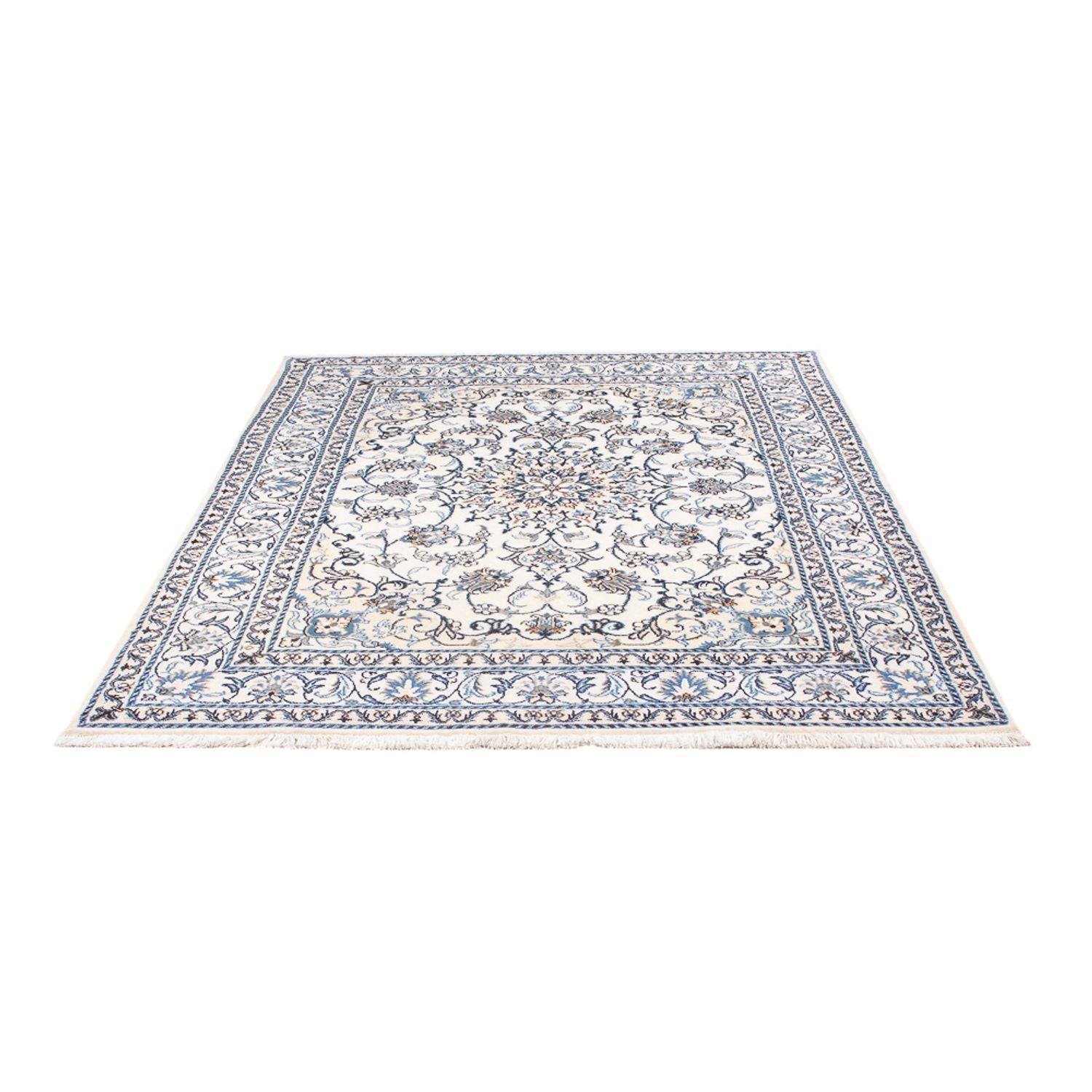Persisk tæppe - Nain - Royal - 197 x 148 cm - creme