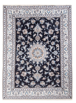 Persisk tæppe - Nain - Royal - 191 x 146 cm - mørkeblå