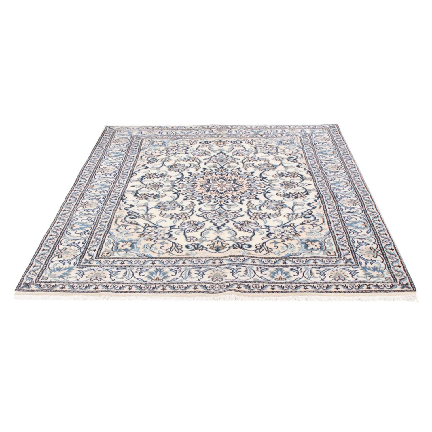 Persisk tæppe - Nain - Royal - 197 x 145 cm - creme