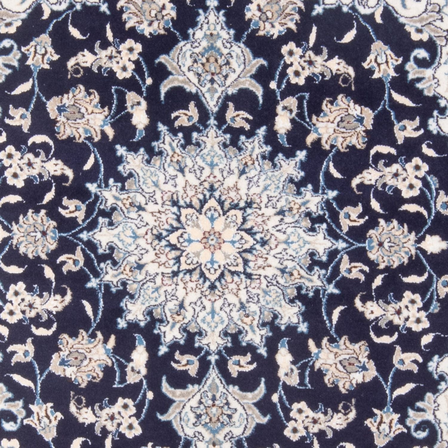 Persisk tæppe - Nain - Royal - 200 x 145 cm - mørkeblå