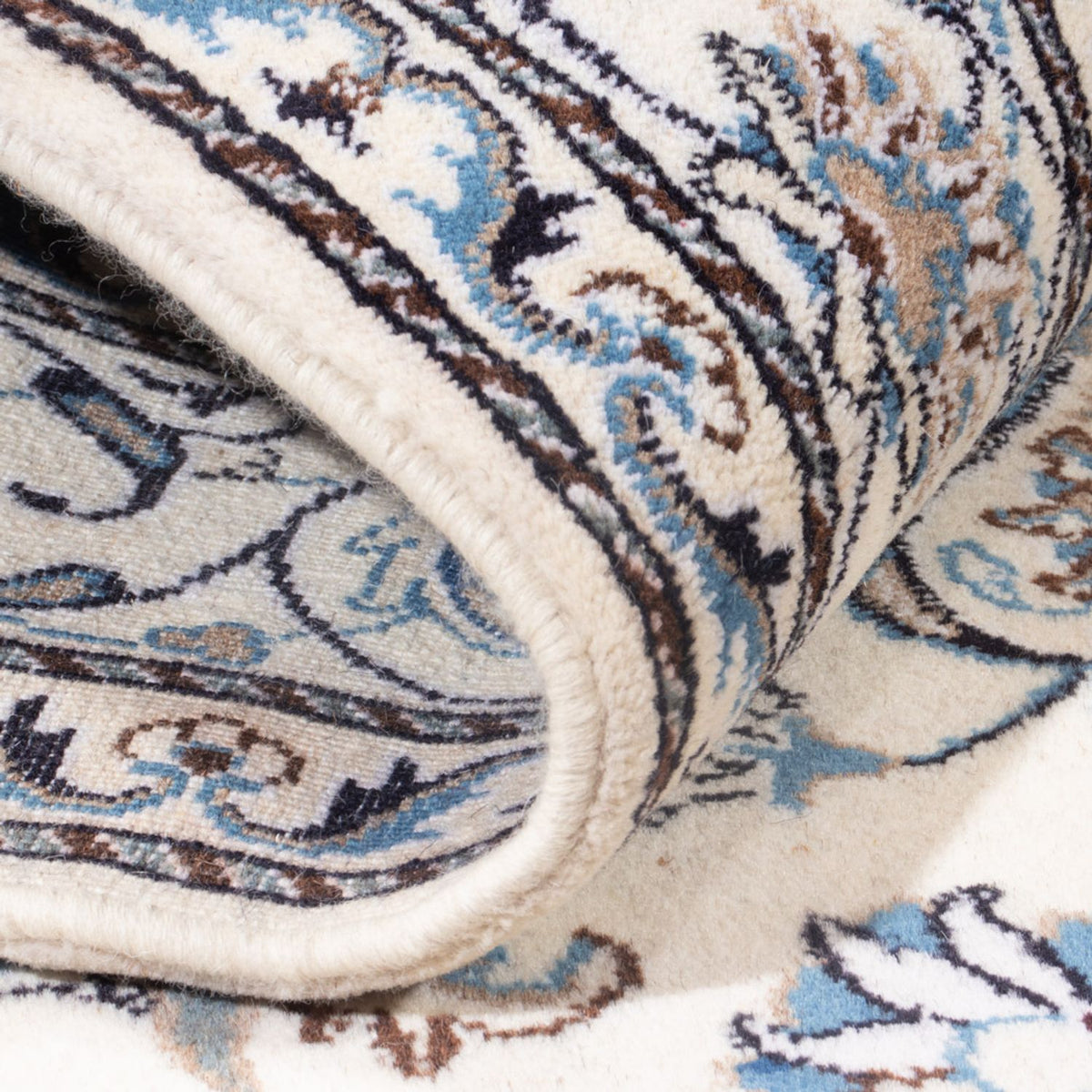 Persisk tæppe - Nain - Royal - 212 x 146 cm - creme