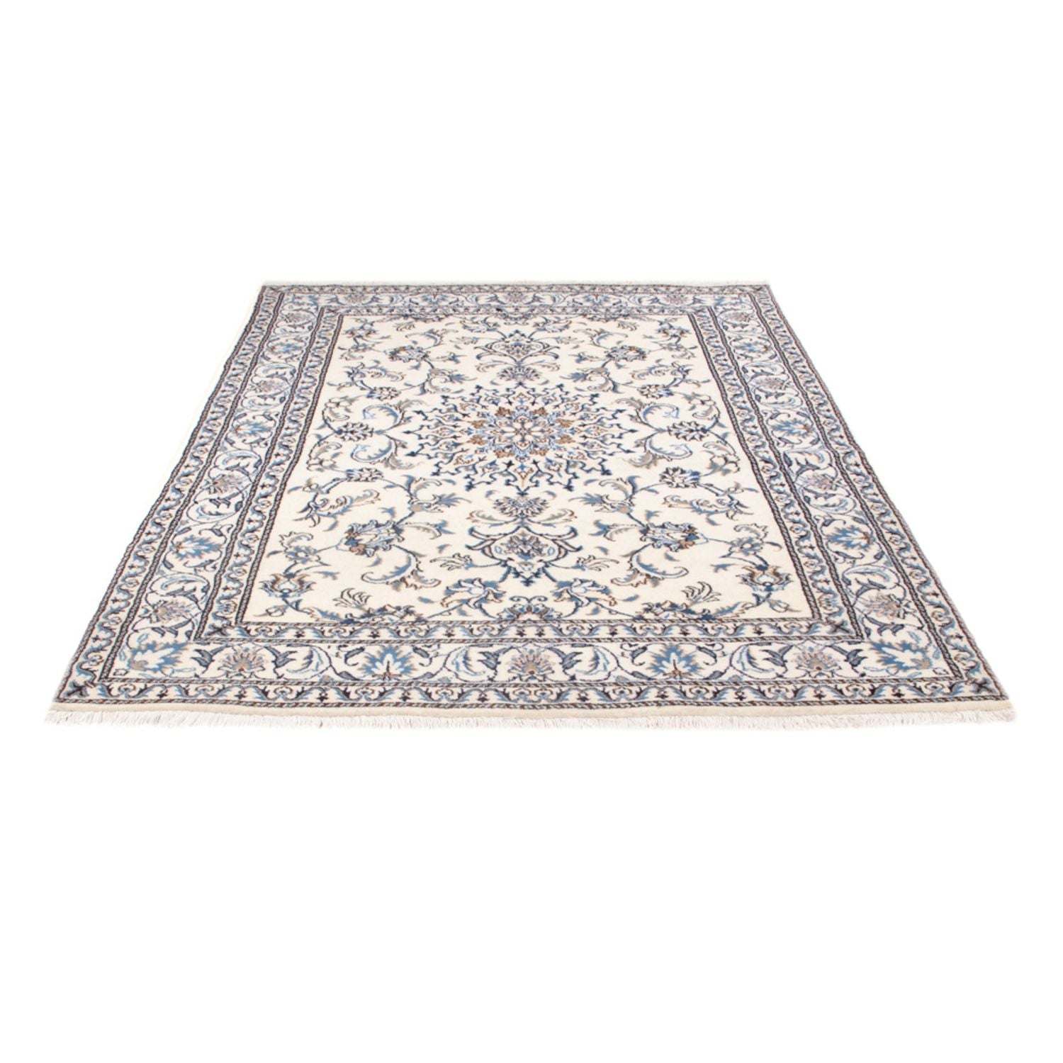 Persisk tæppe - Nain - Royal - 212 x 146 cm - creme