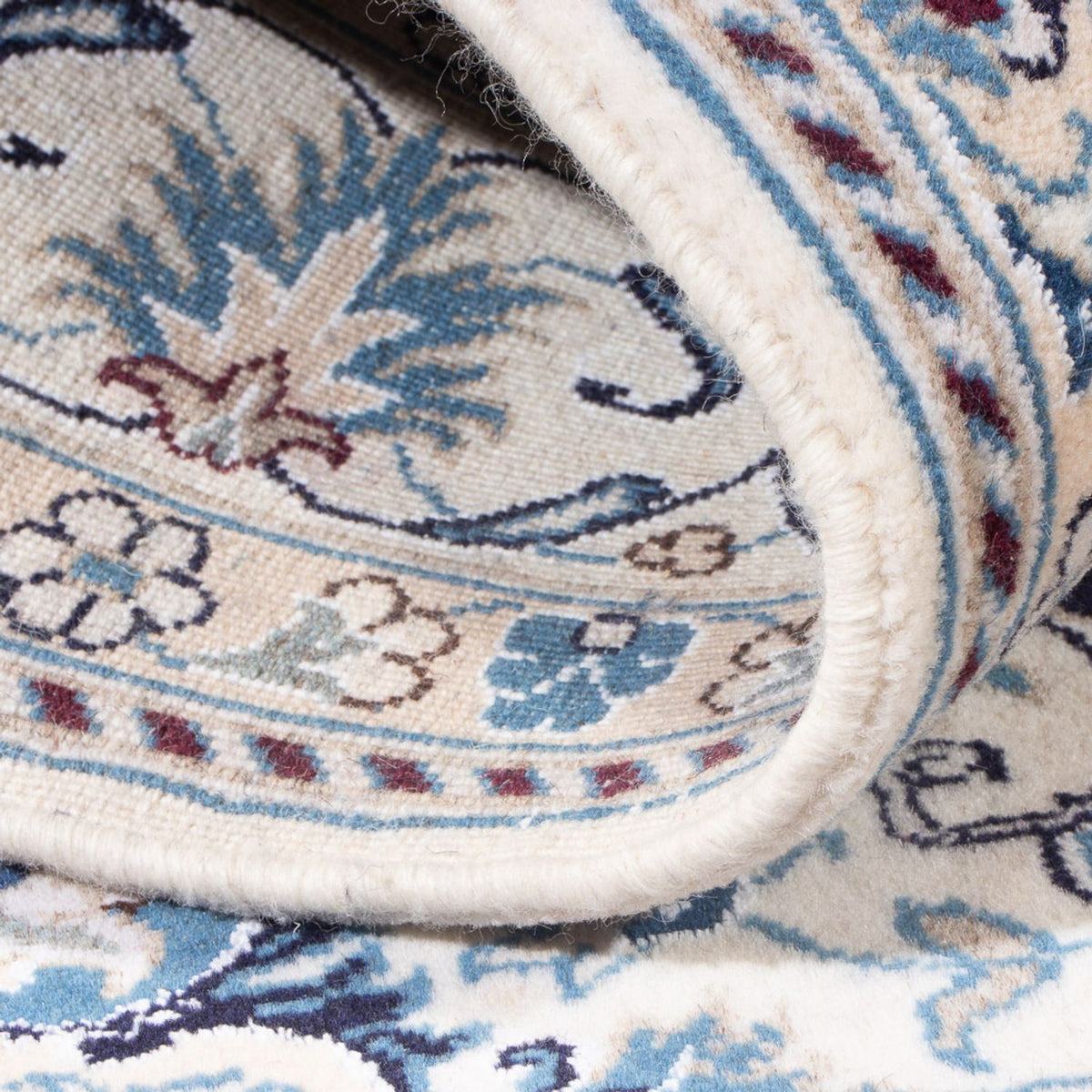 Persisk tæppe - Nain - Royal - 190 x 149 cm - mørkeblå