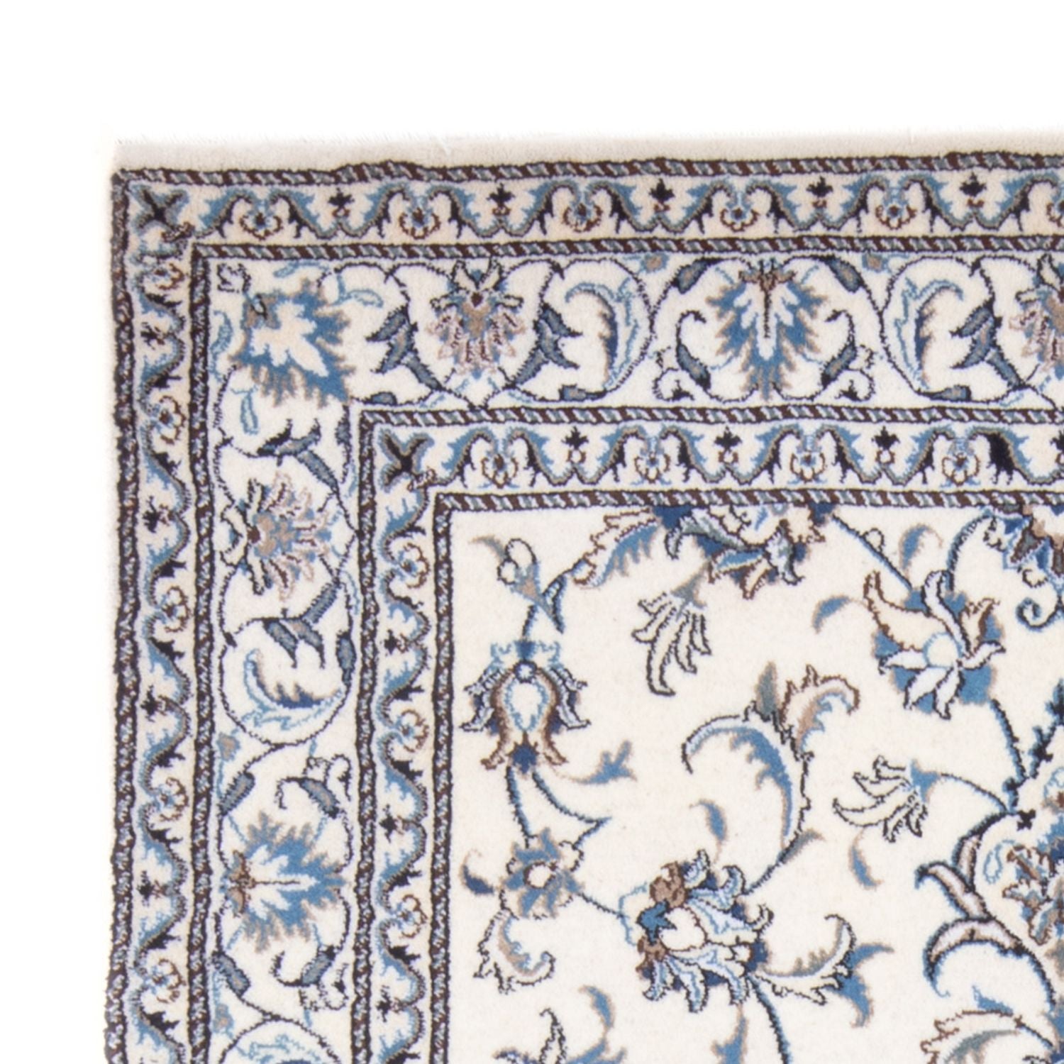 Persisk tæppe - Nain - Royal - 204 x 147 cm - creme