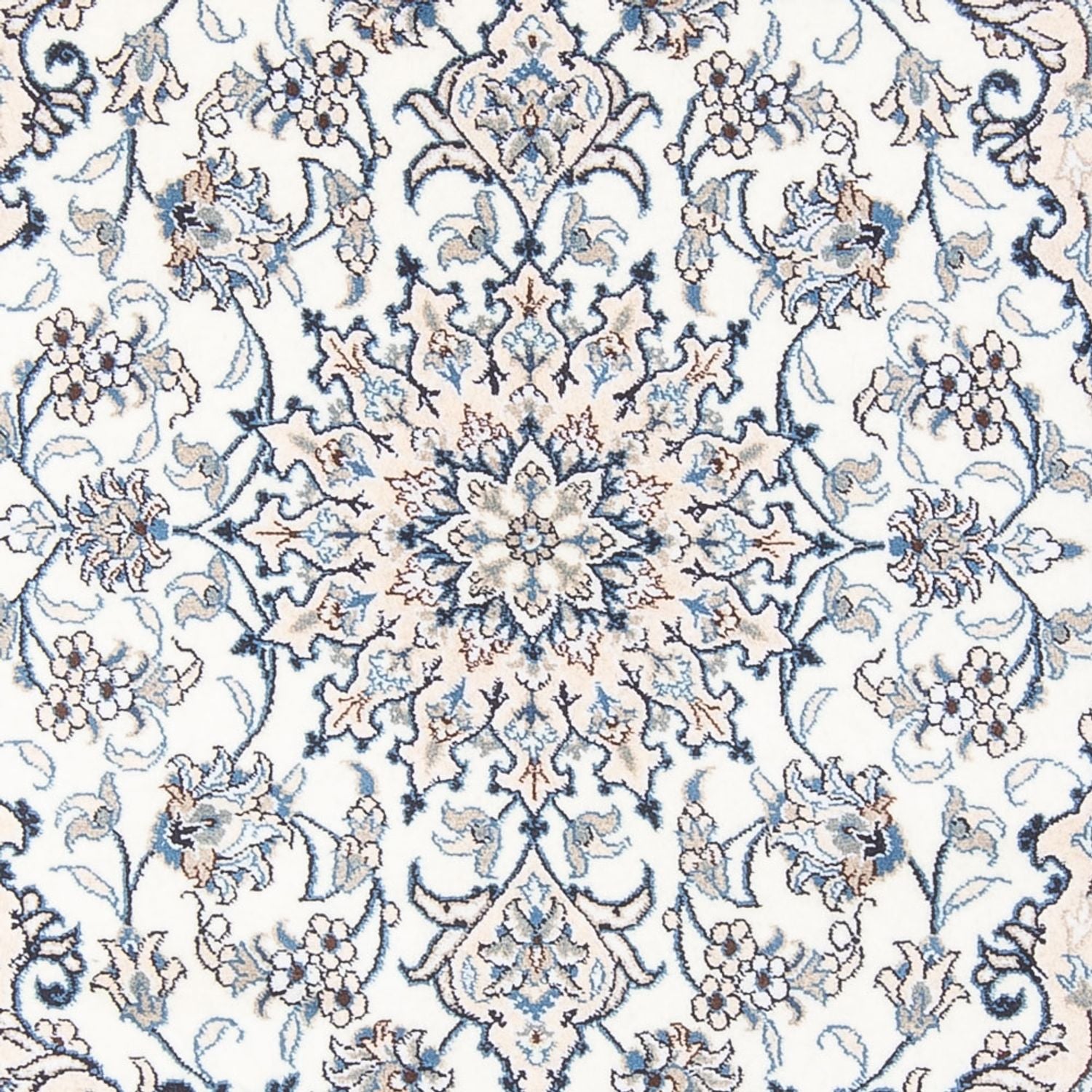 Persisk tæppe - Nain - Royal - 196 x 143 cm - creme
