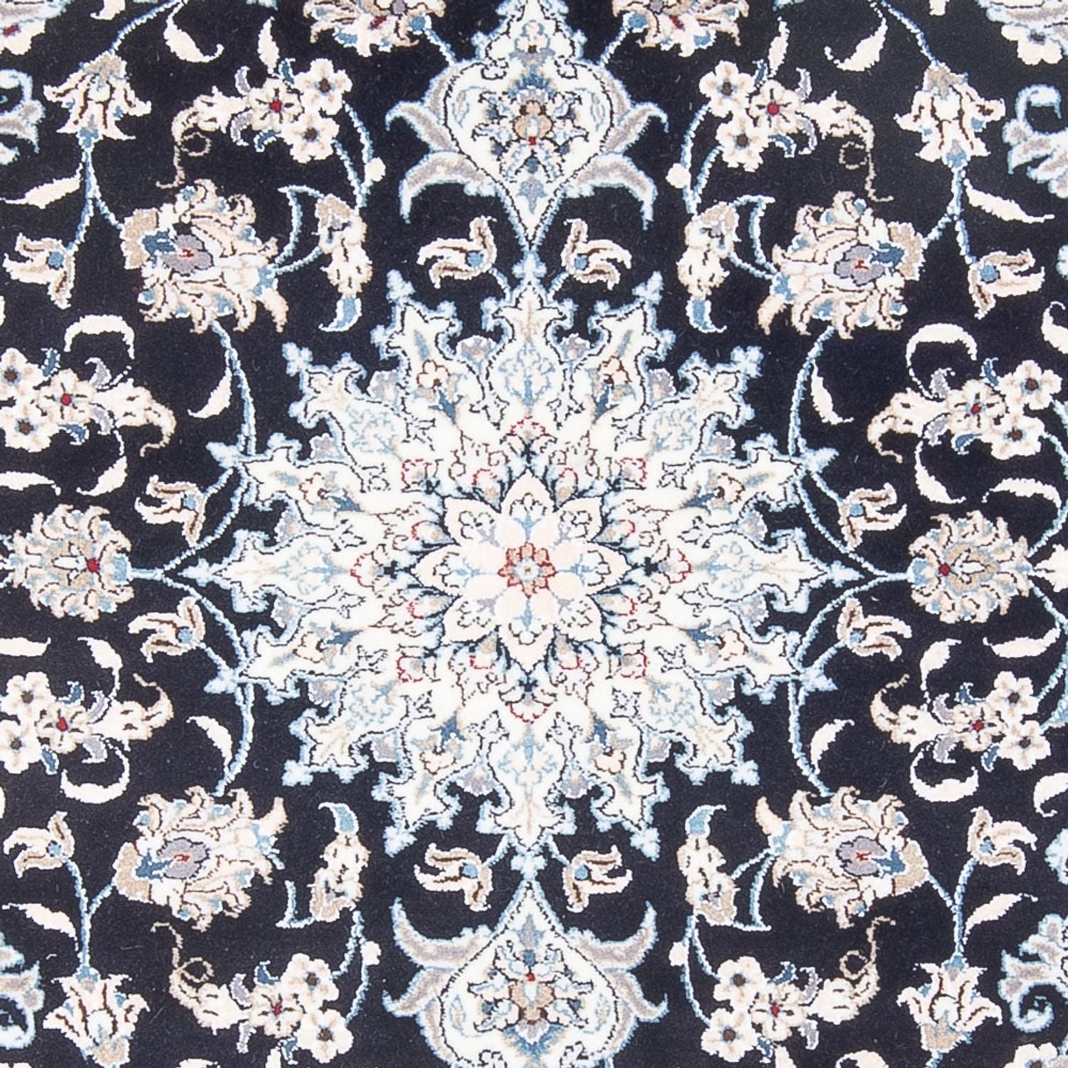Persisk tæppe - Nain - Royal - 200 x 147 cm - mørkeblå