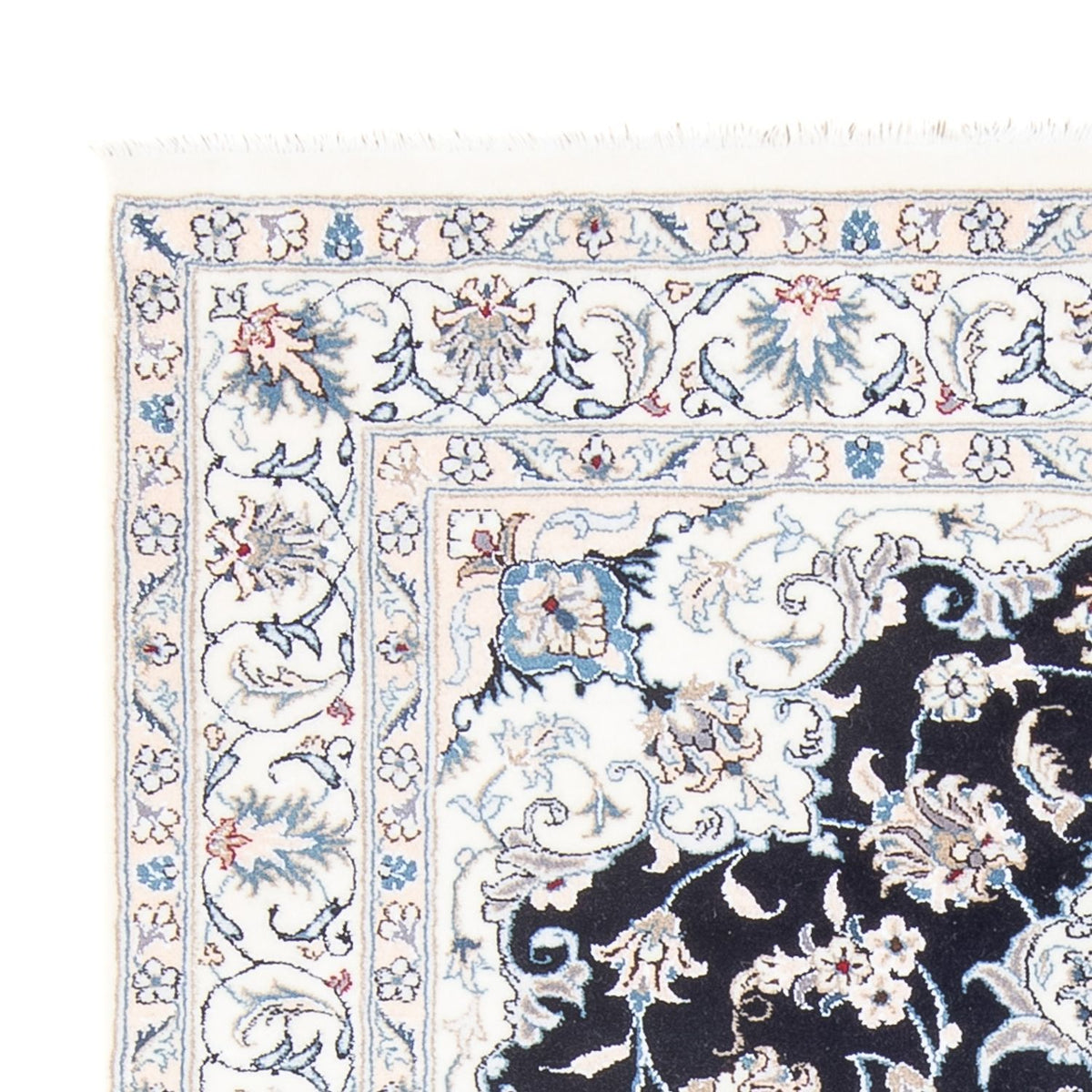 Persisk tæppe - Nain - Royal - 200 x 147 cm - mørkeblå