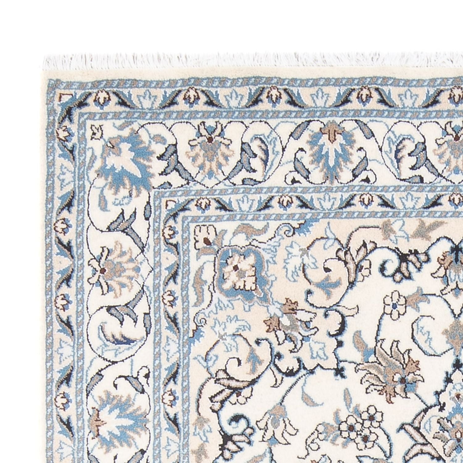 Persisk tæppe - Nain - Royal - 200 x 148 cm - creme