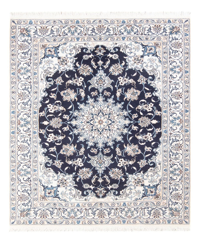 Persisk tæppe - Nain - Royal - 194 x 145 cm - mørkeblå