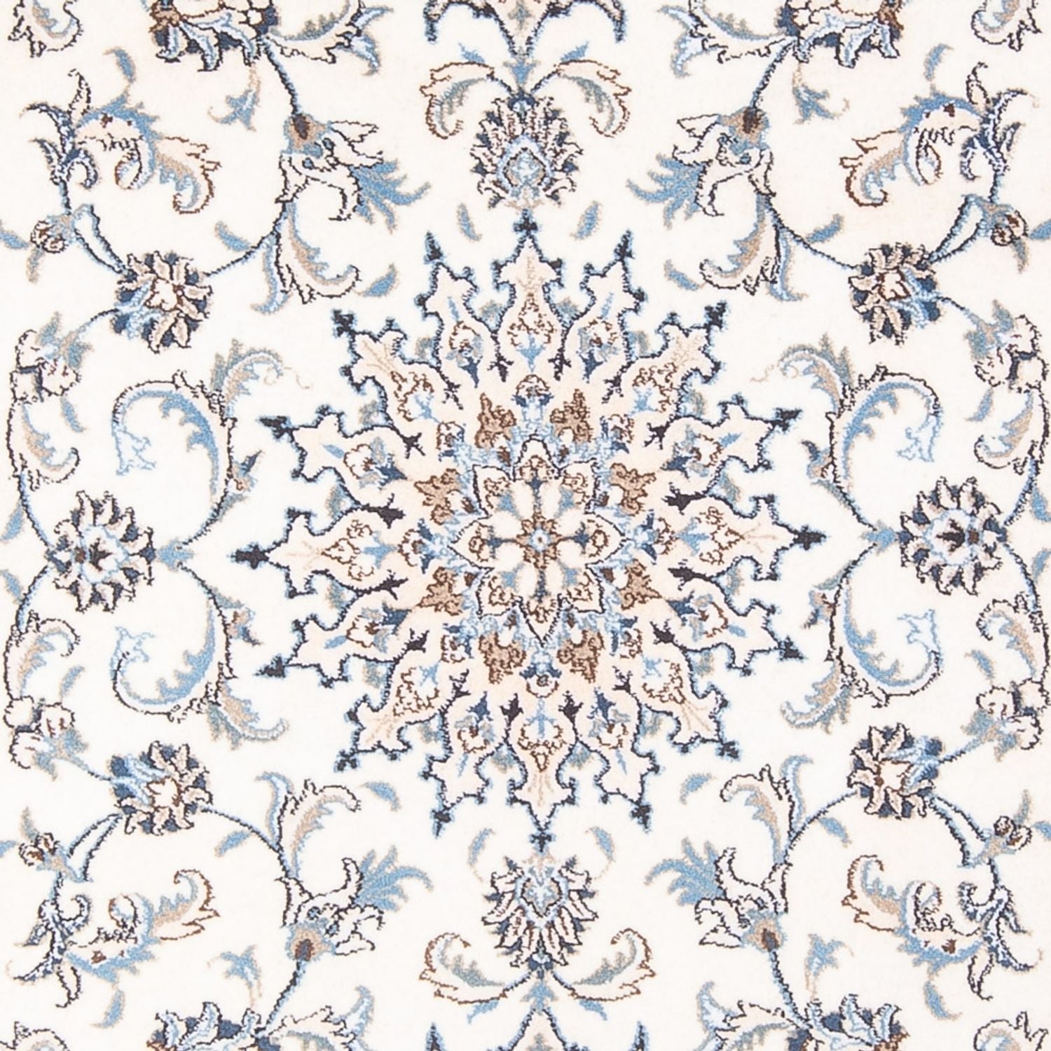 Persisk tæppe - Nain - Royal - 210 x 144 cm - creme