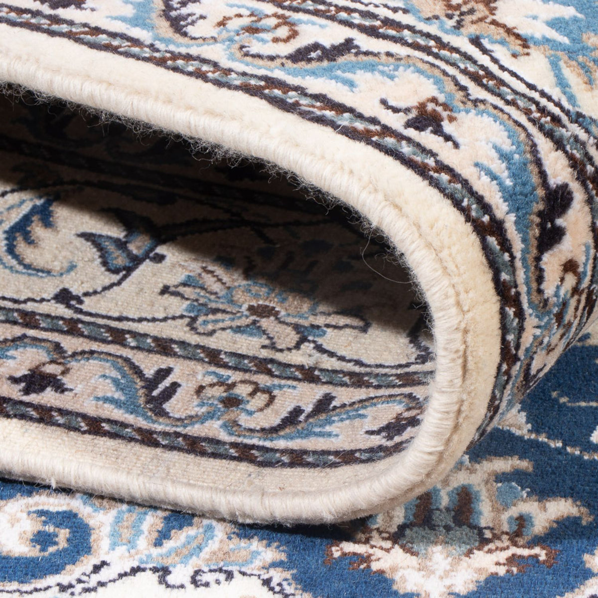 Persisk tæppe - Nain - Royal - 207 x 151 cm - blå