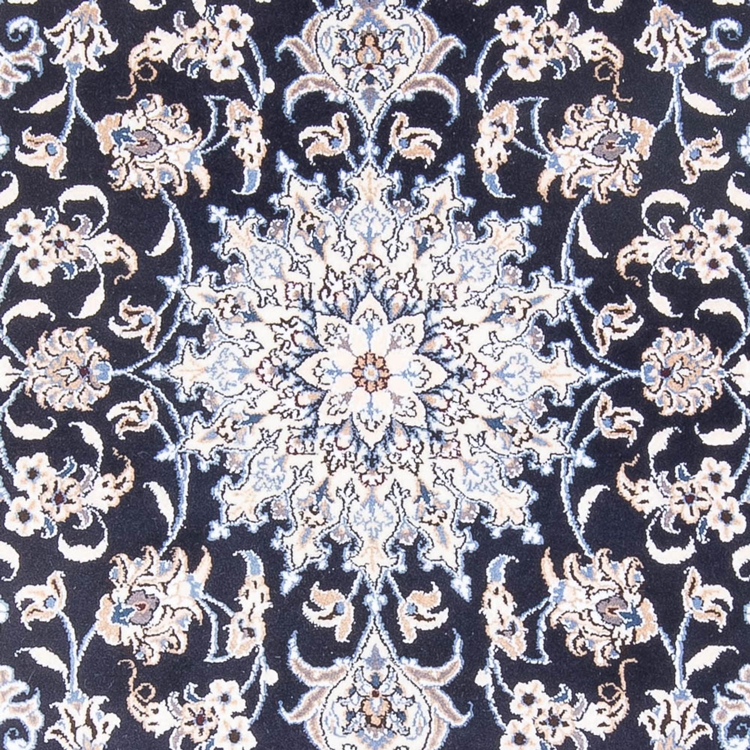 Persisk tæppe - Nain - Royal - 207 x 145 cm - mørkeblå