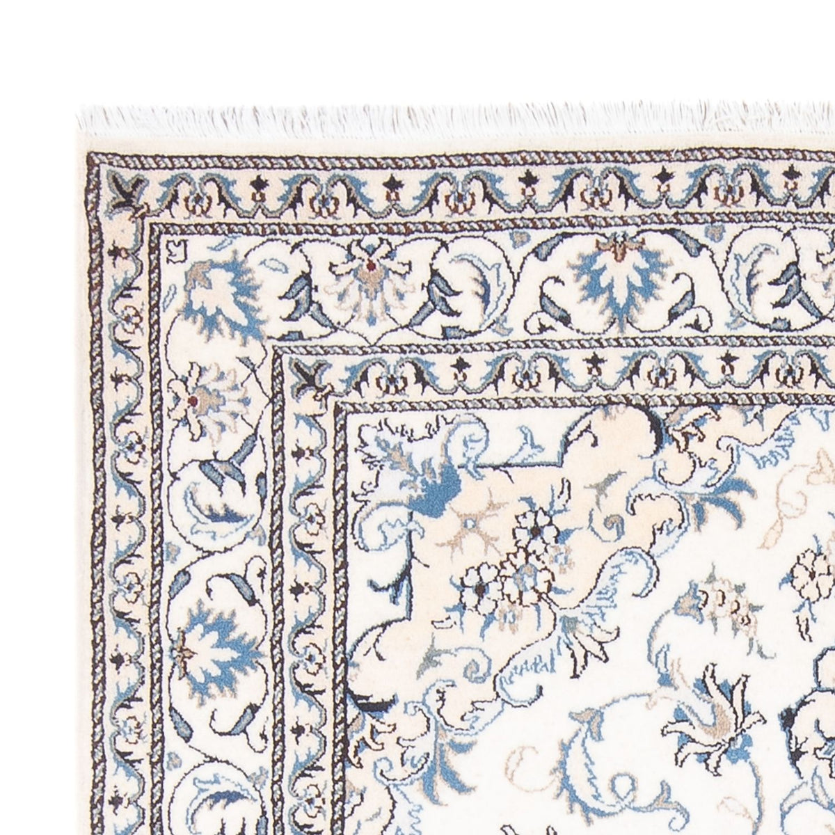 Persisk tæppe - Nain - Royal - 207 x 150 cm - creme