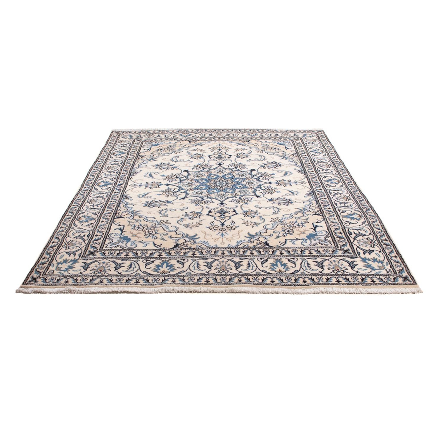 Persisk tæppe - Nain - Royal - 207 x 150 cm - creme