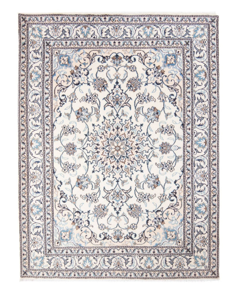 Persisk tæppe - Nain - Royal - 194 x 143 cm - creme