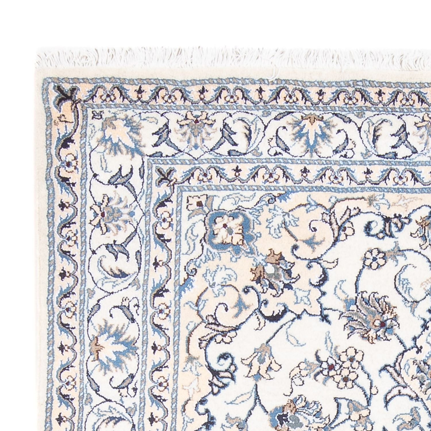 Persisk tæppe - Nain - Royal - 207 x 150 cm - creme
