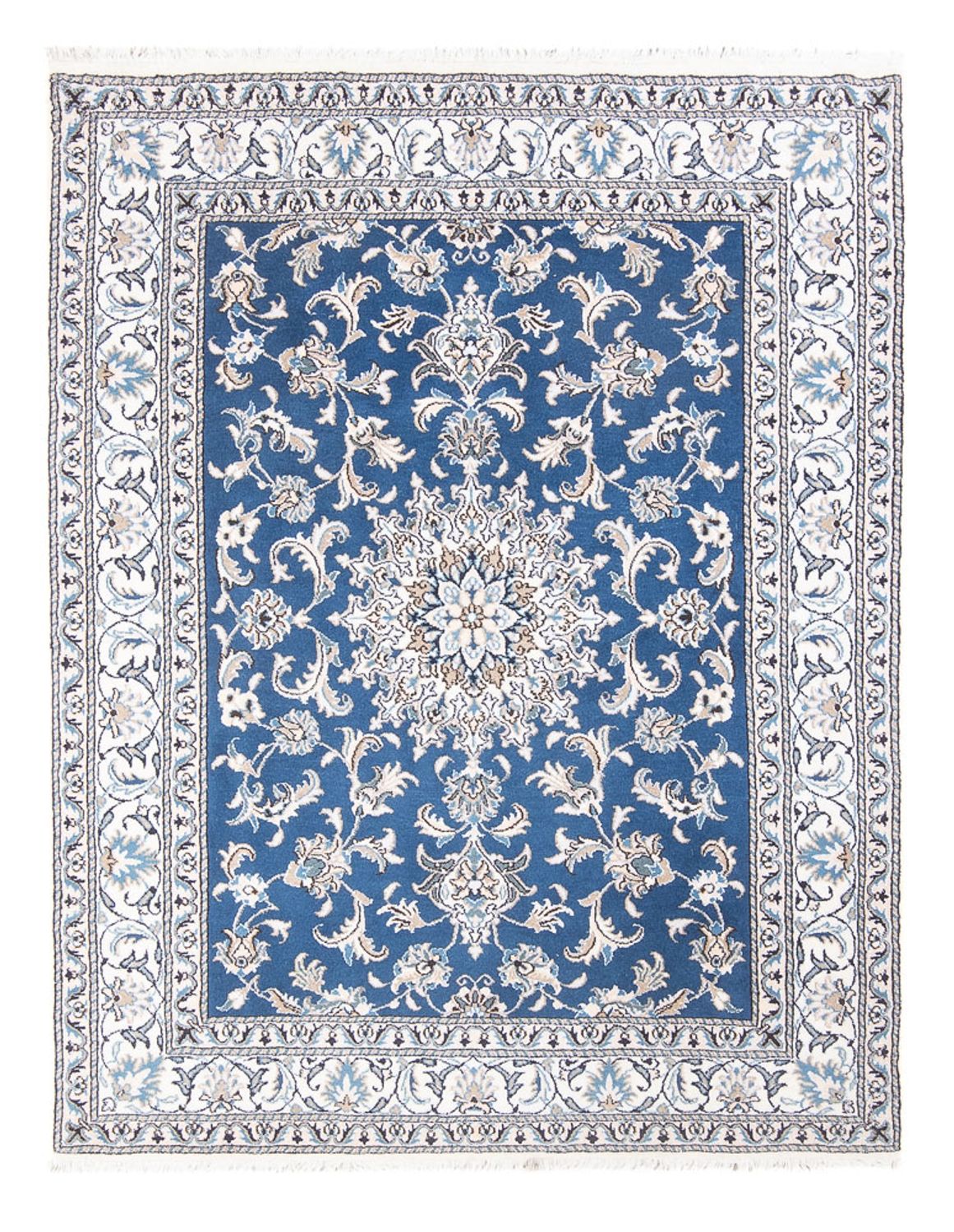 Persisk tæppe - Nain - Royal - 193 x 148 cm - blå