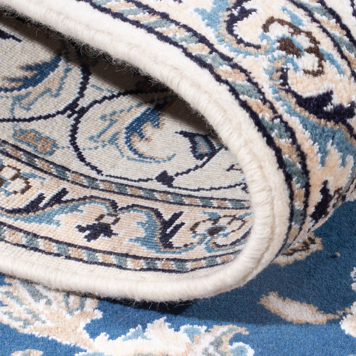 Persisk tæppe - Nain - Royal - 193 x 148 cm - blå