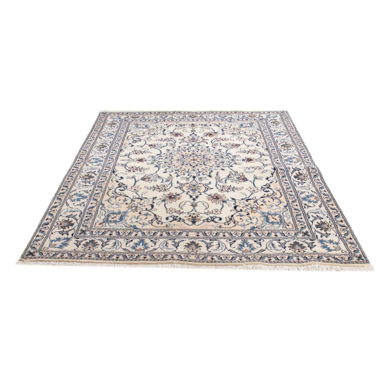 Persisk tæppe - Nain - Royal - 213 x 150 cm - creme