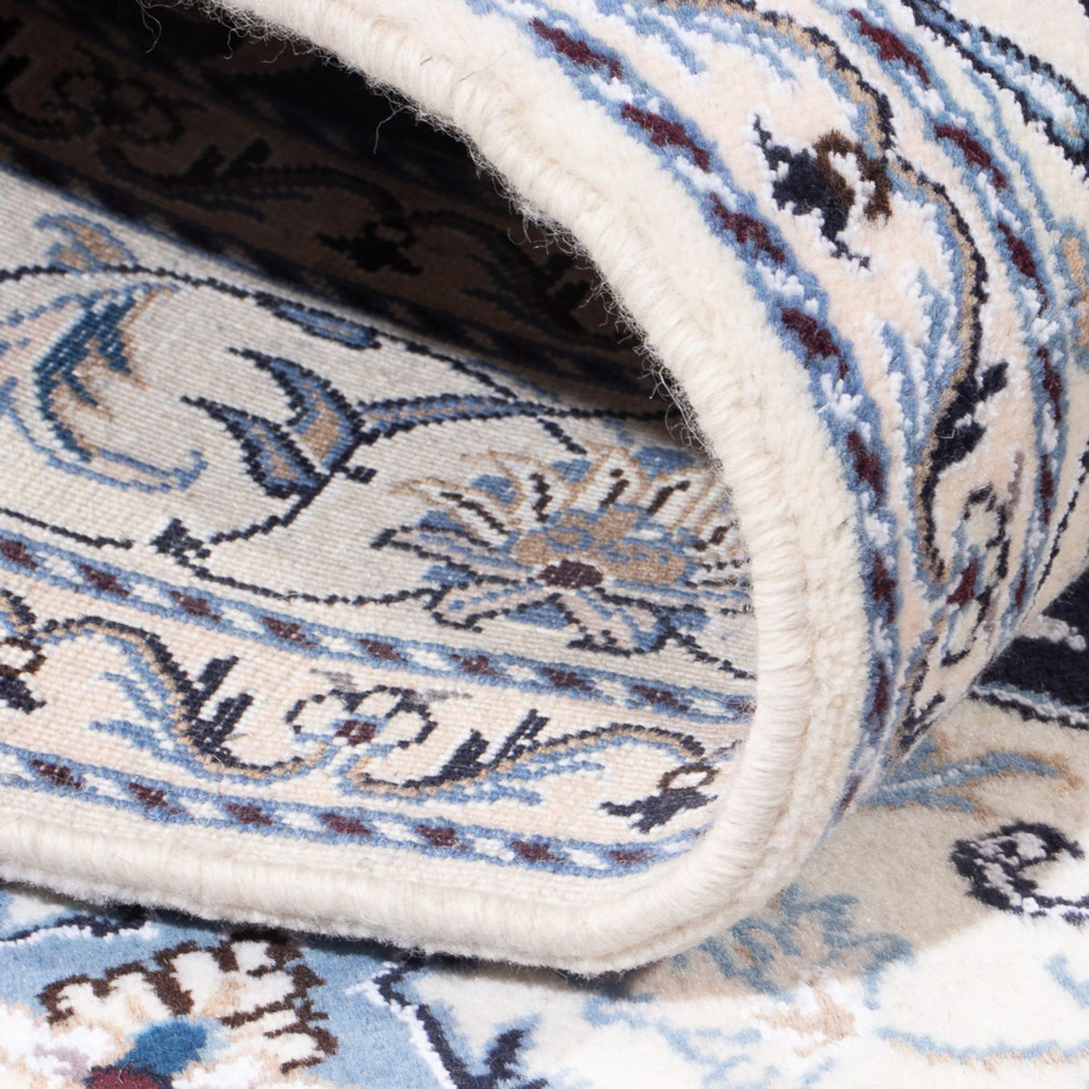 Persisk tæppe - Nain - Royal - 208 x 144 cm - mørkeblå