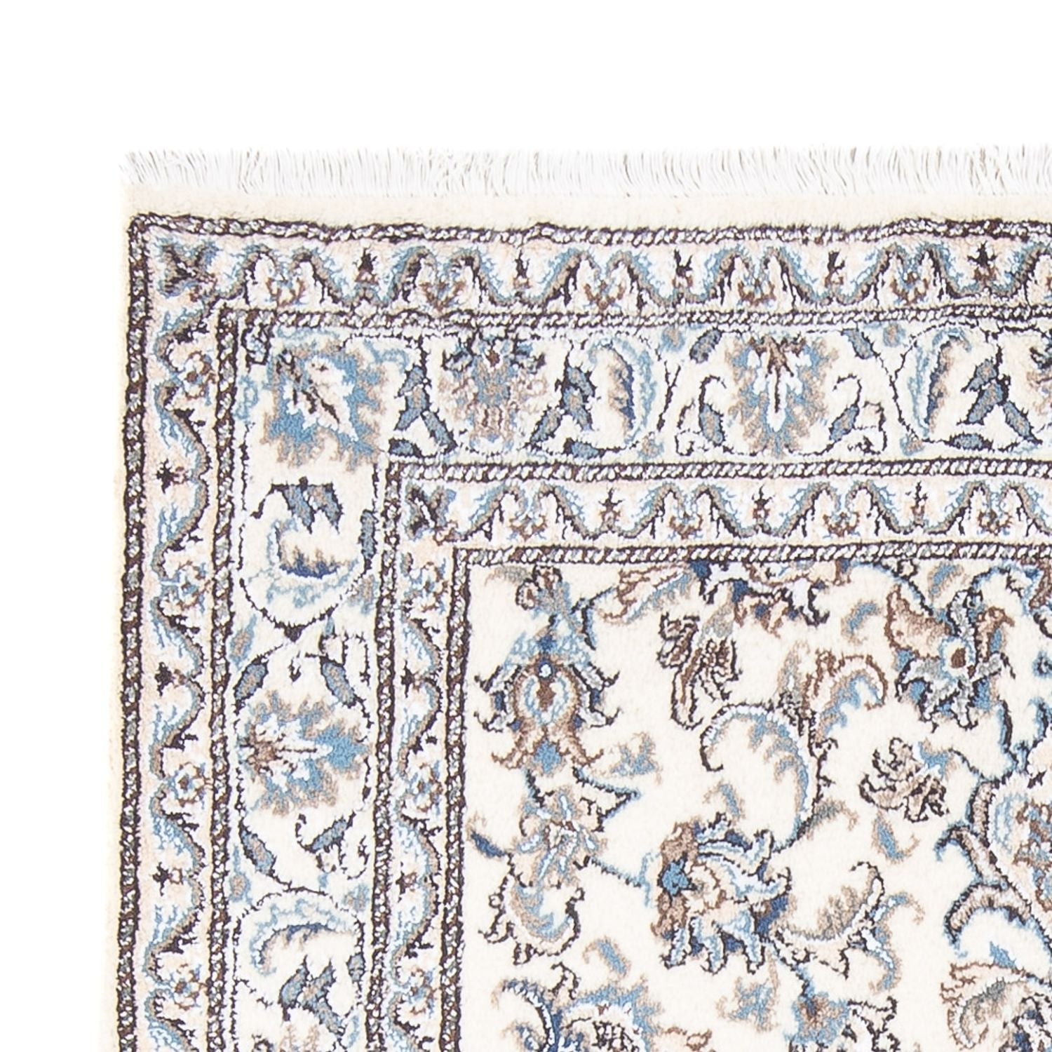 Persisk tæppe - Nain - Royal - 196 x 150 cm - creme