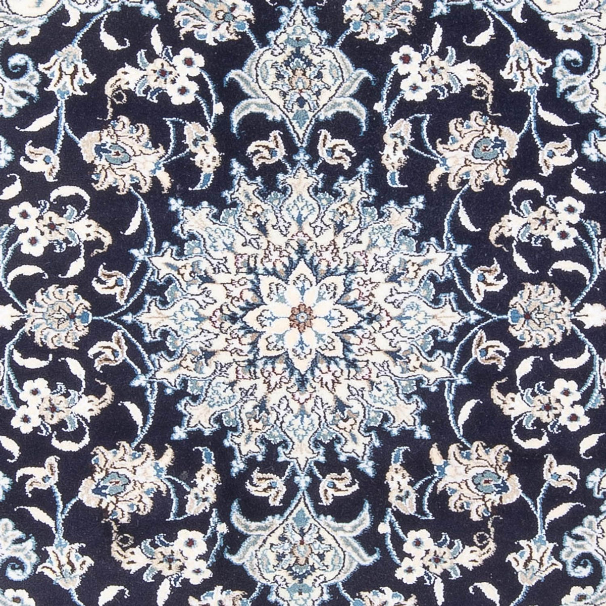 Persisk tæppe - Nain - Royal - 205 x 146 cm - mørkeblå