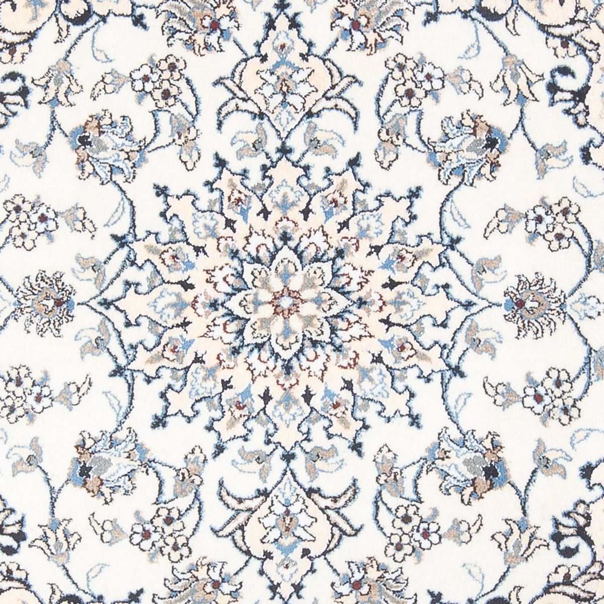 Persisk tæppe - Nain - Royal - 192 x 145 cm - creme