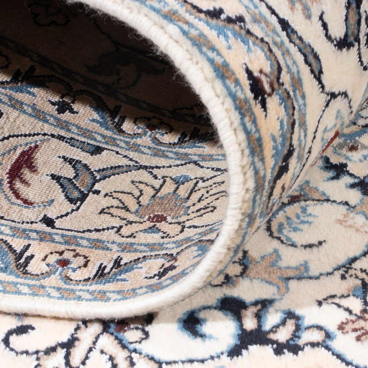 Persisk tæppe - Nain - Royal - 192 x 145 cm - creme