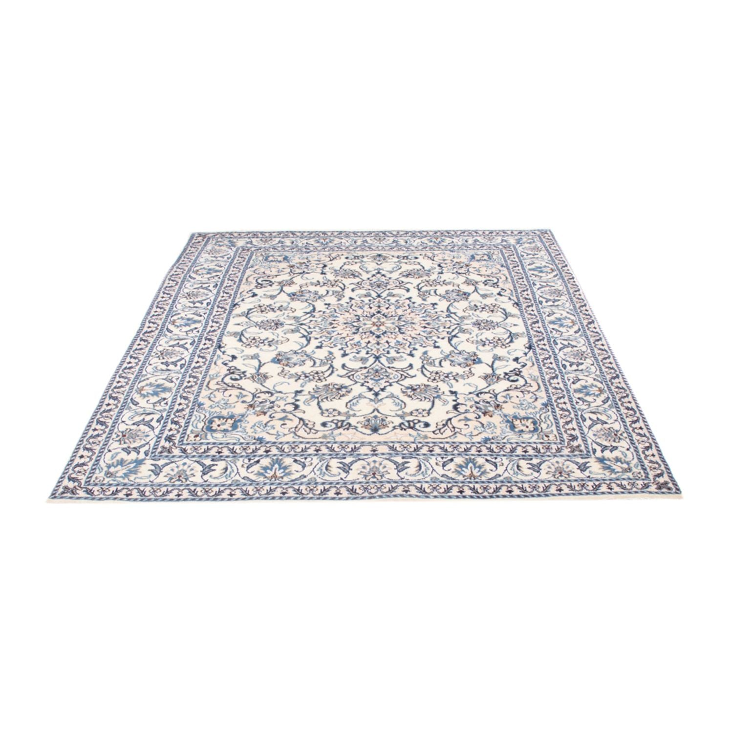 Persisk tæppe - Nain - Royal - 192 x 148 cm - creme