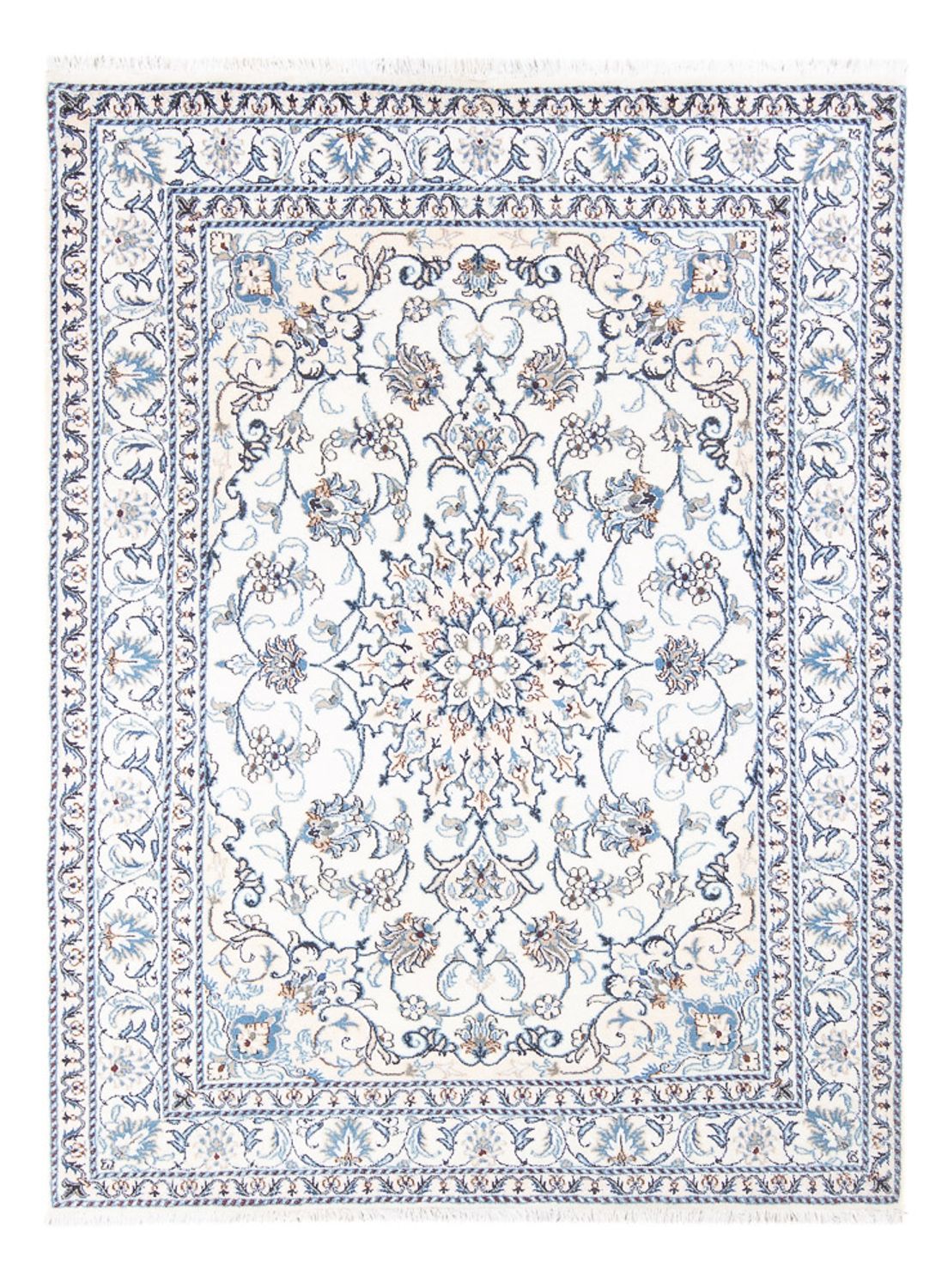 Persisk tæppe - Nain - Royal - 200 x 148 cm - creme