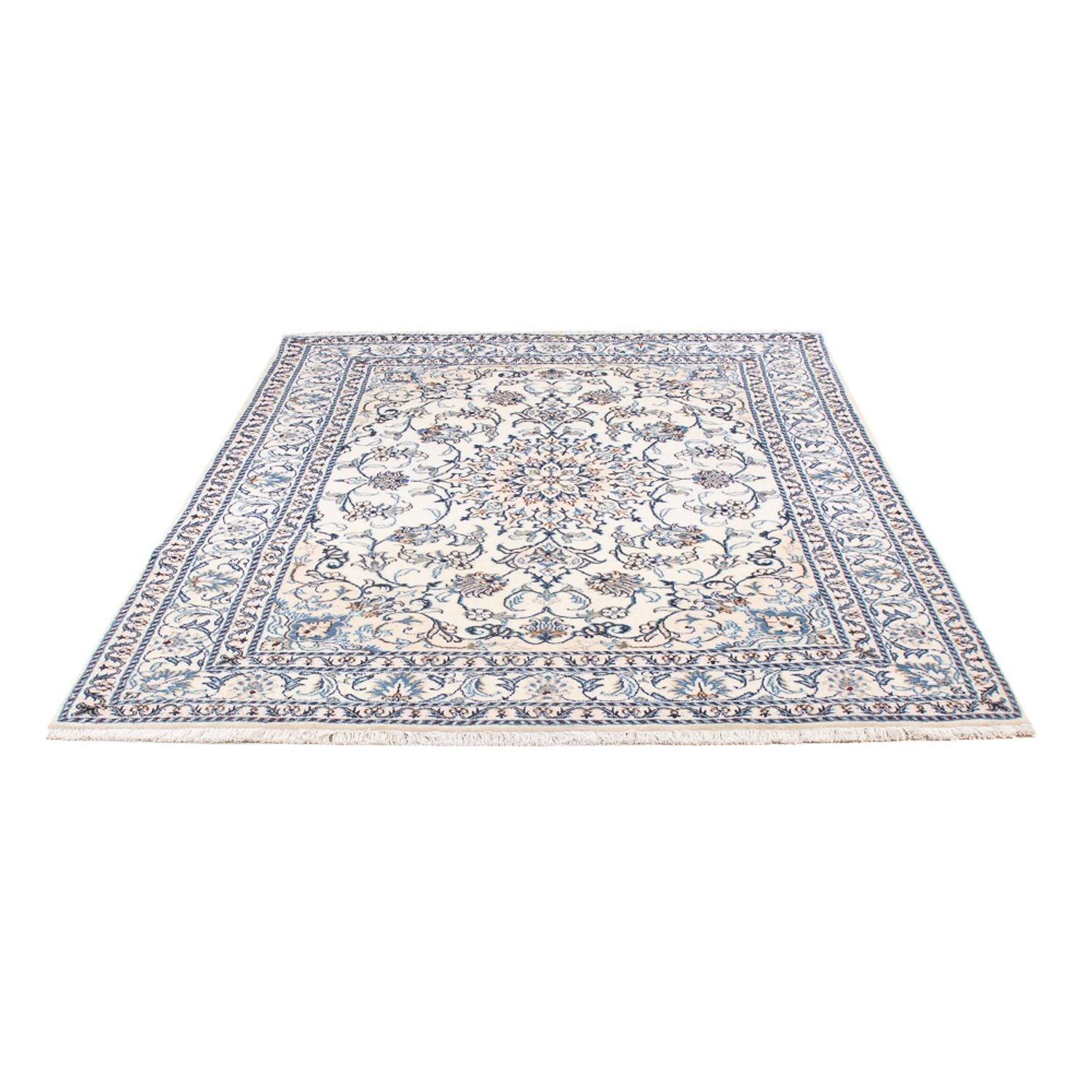 Persisk tæppe - Nain - Royal - 200 x 148 cm - creme