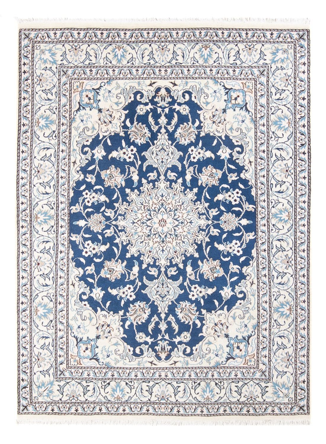 Persisk tæppe - Nain - Royal - 207 x 151 cm - blå