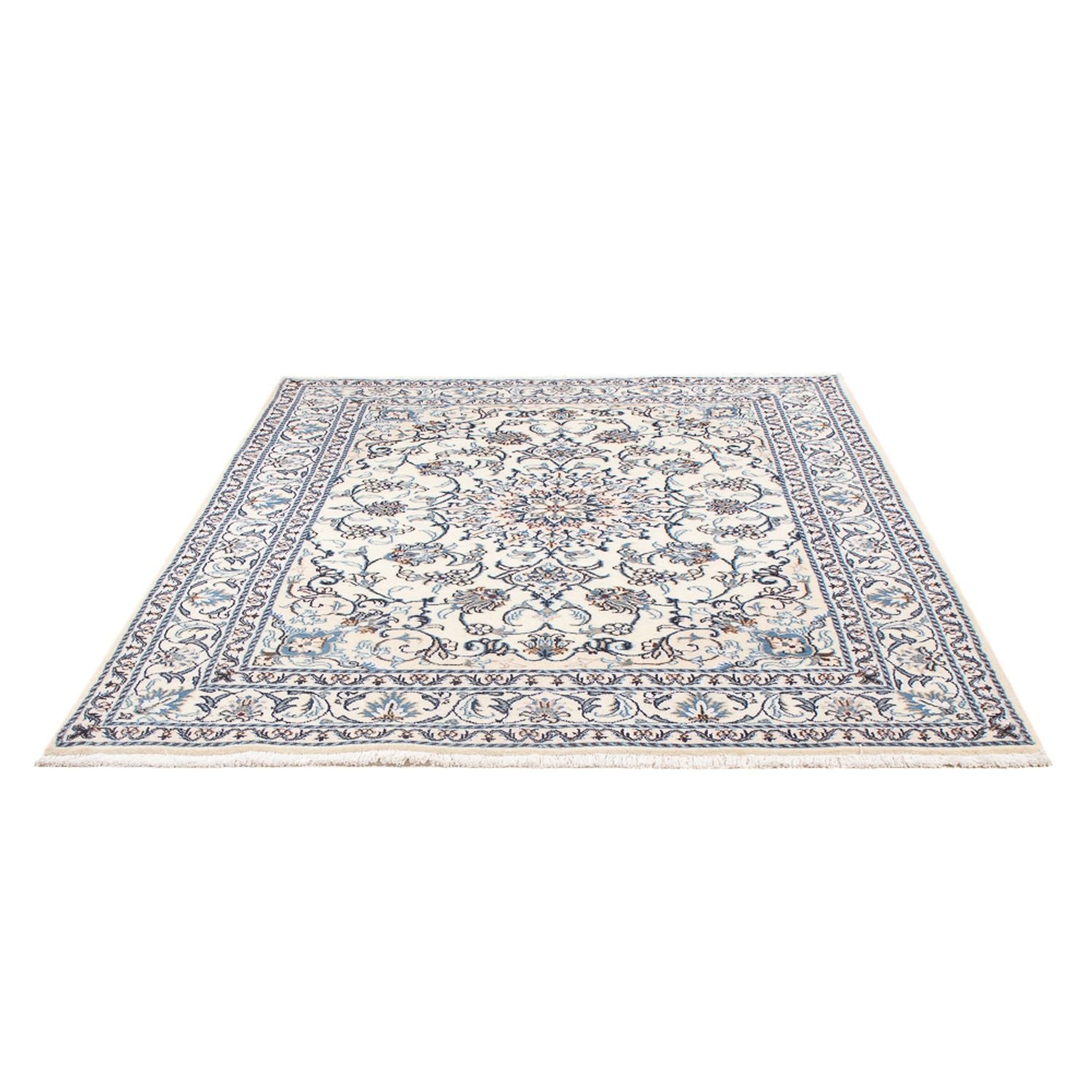 Persisk tæppe - Nain - Royal - 192 x 152 cm - creme