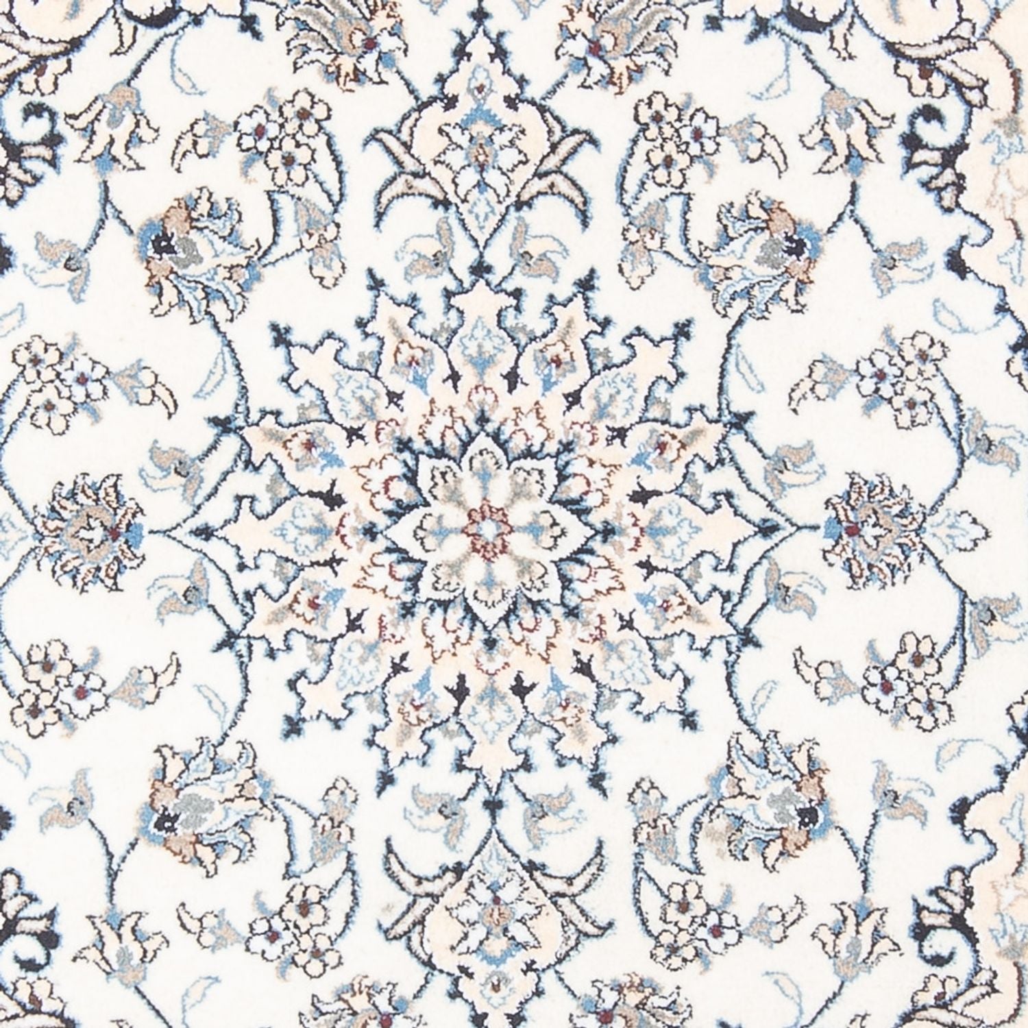 Persisk tæppe - Nain - Royal - 200 x 143 cm - creme