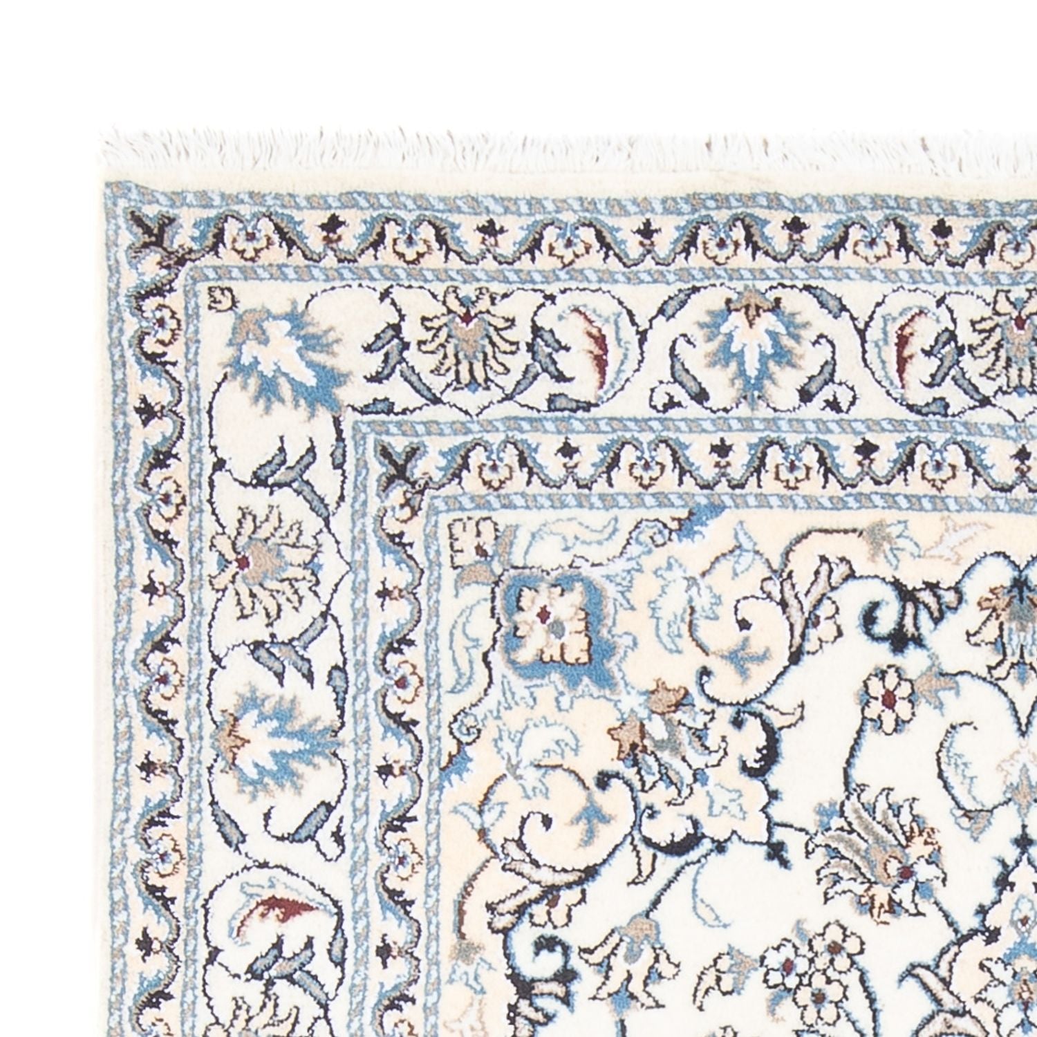Persisk tæppe - Nain - Royal - 200 x 143 cm - creme