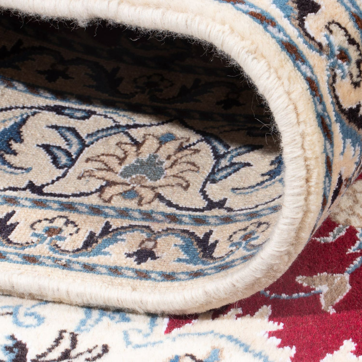 Persisk tæppe - Nain - Royal - 195 x 148 cm - rød