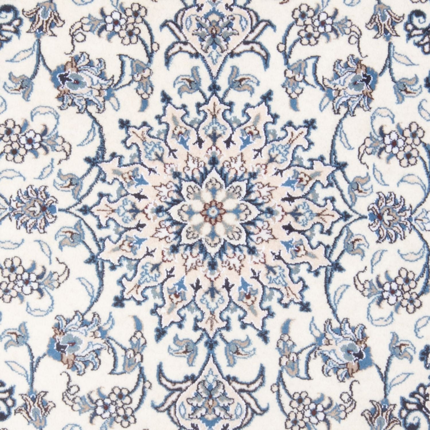 Persisk tæppe - Nain - Royal - 202 x 147 cm - creme