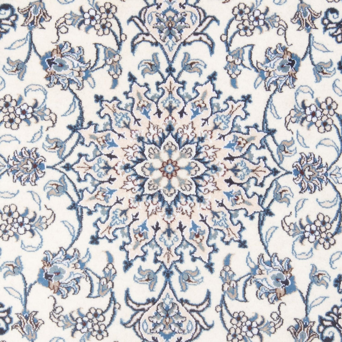 Persisk tæppe - Nain - Royal - 202 x 147 cm - creme