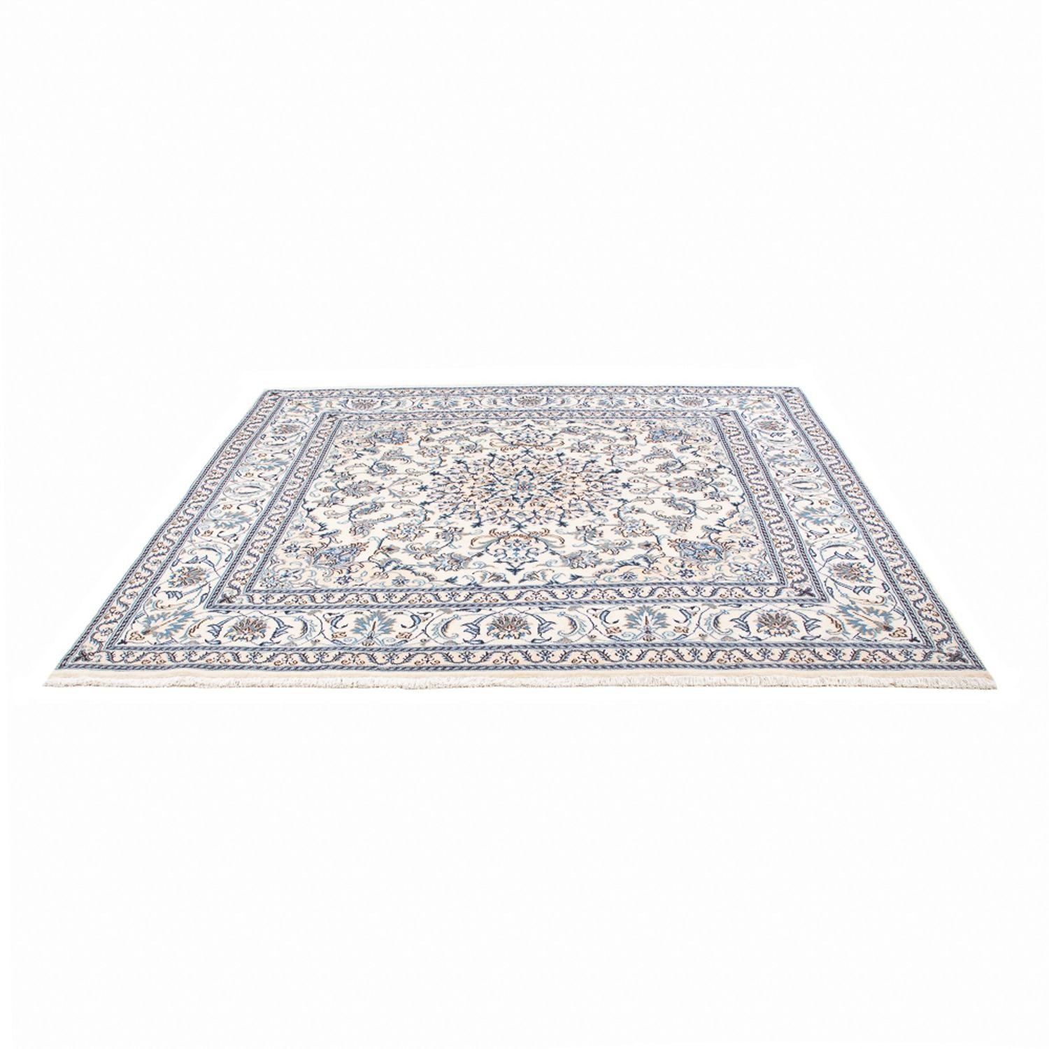 Persisk tæppe - Nain firkantet  - 200 x 195 cm - creme
