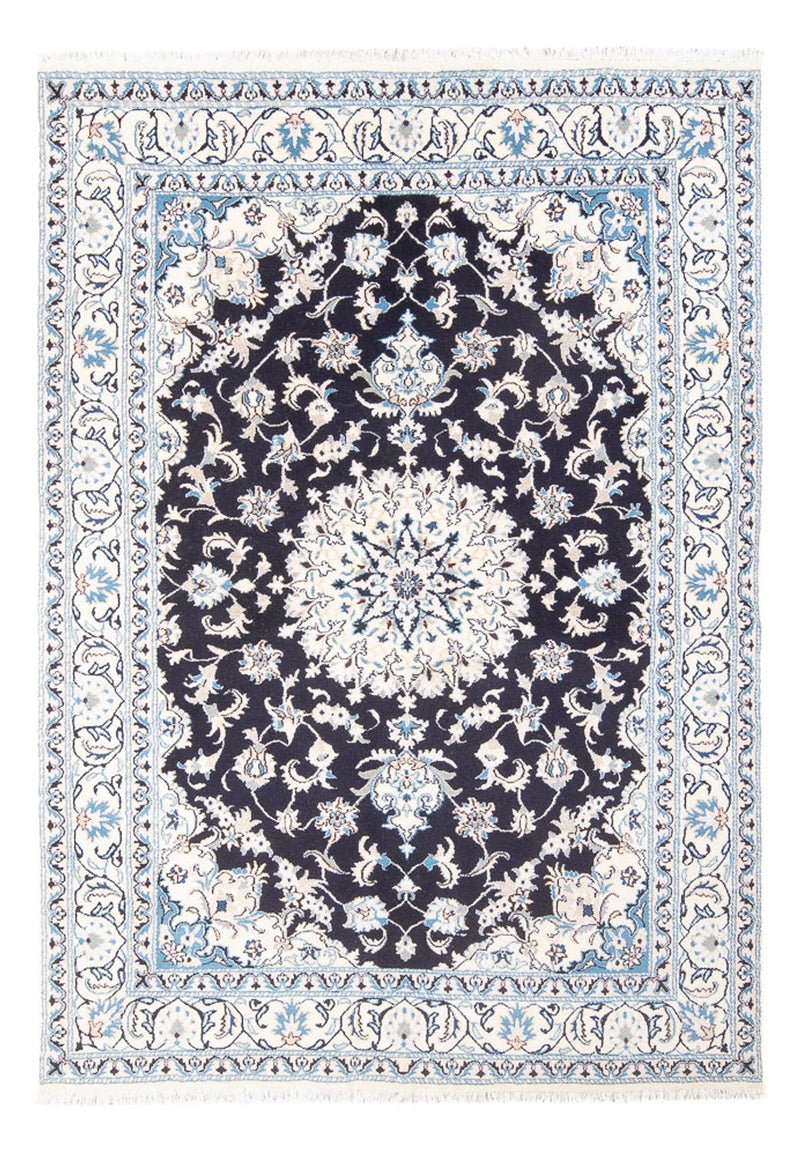 Persisk tæppe - Nain - 231 x 163 cm - mørkeblå