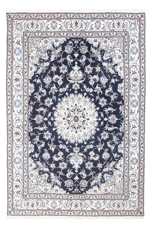 Persisk tæppe - Nain - 241 x 167 cm - mørkeblå