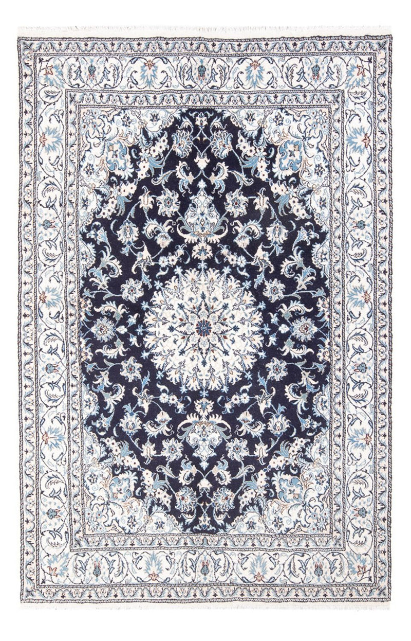 Persisk tæppe - Nain - 249 x 166 cm - mørkeblå