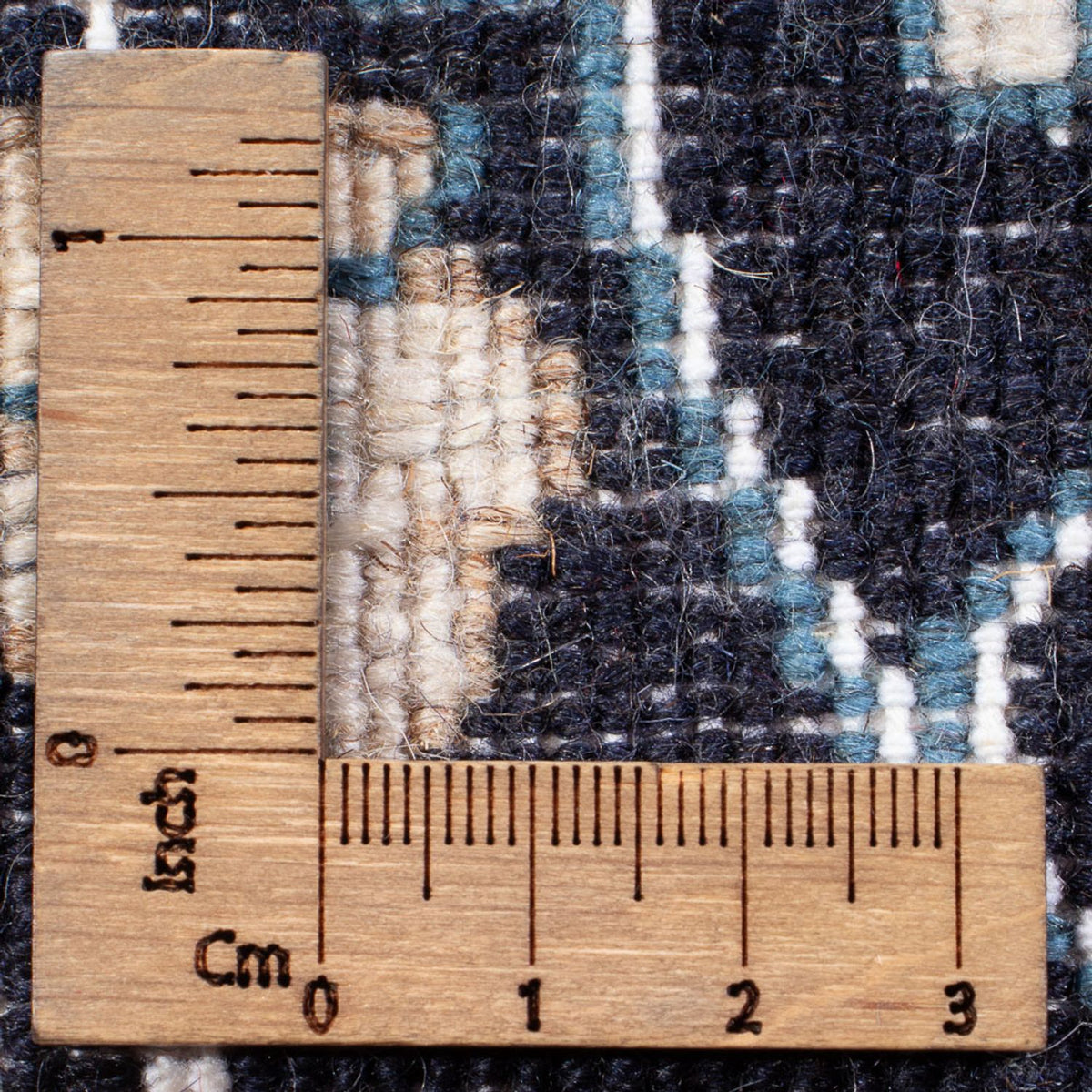 Persisk tæppe - Nain - Royal - 90 x 60 cm - mørkeblå